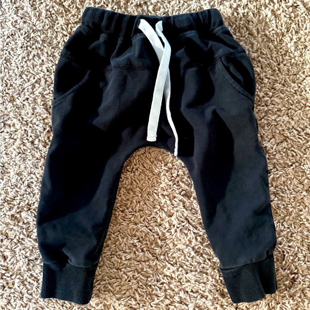 Little Bipsy Black Jogger Pants